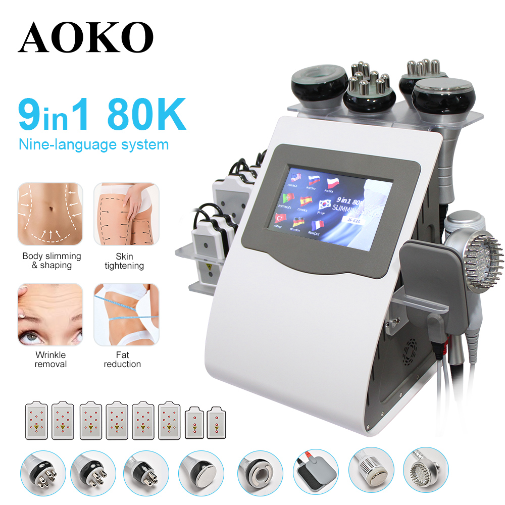 AOKO 9 in 1 툴 80K 캐비테이션 초음파 바디 - Heavy Equipment Lift 리뷰 및 가격